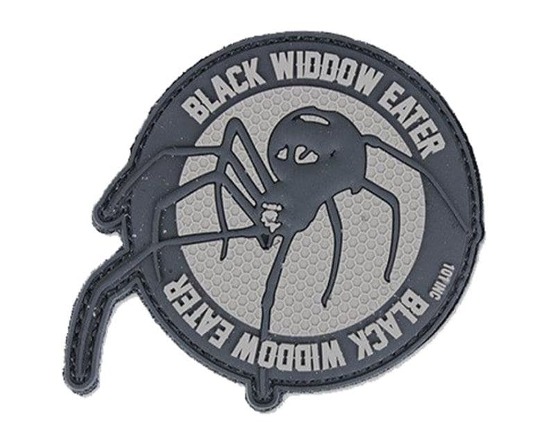 101 Inc. 3D Black Widdow Eater Morale Patch - Grey