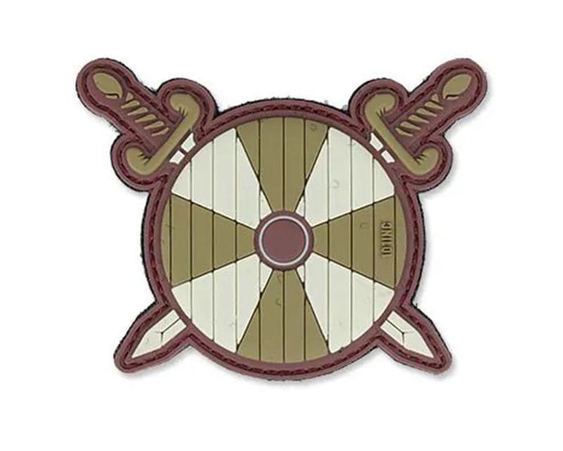 101 Inc. 3D Viking Shield With Two Swords Morale Patch