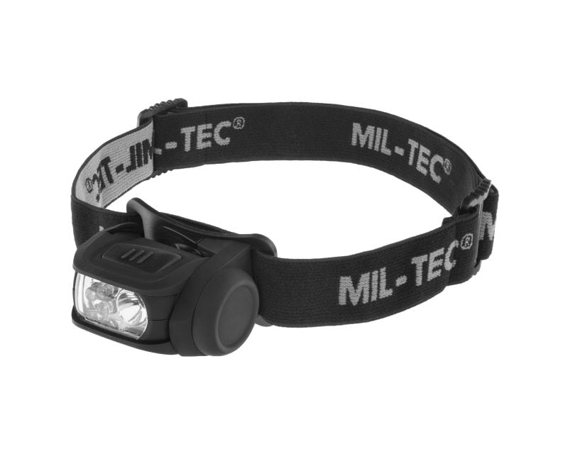 Mil-Tec LED Headlamp 4 Color Black - 65 lumens