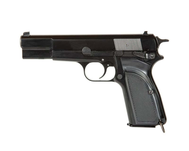 WE Browning Hi Power MK III GBB Pistol - Black