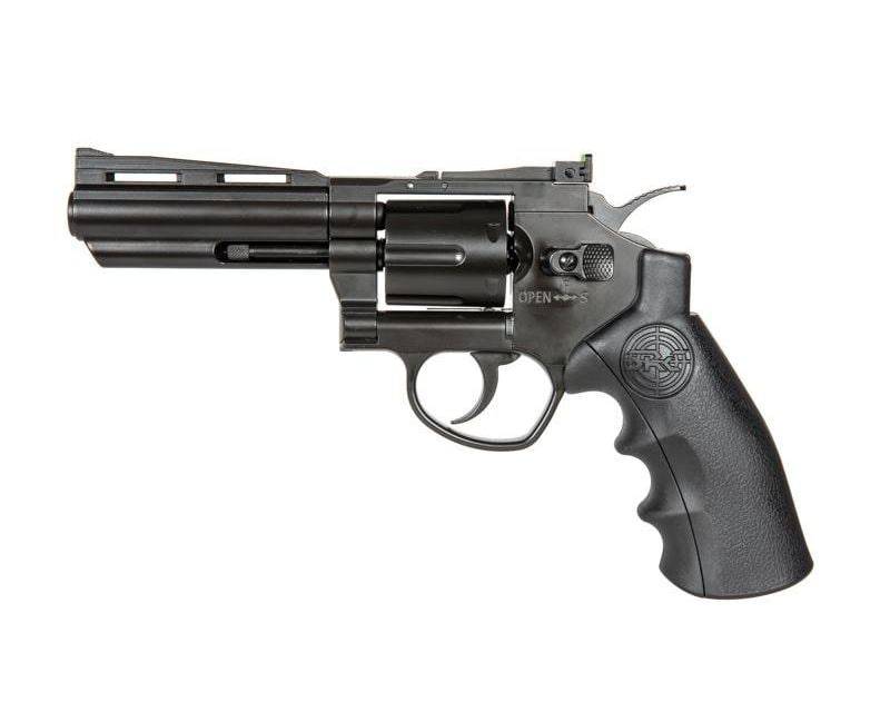 SRC Titan 4" GNB Airsoft Revolver - Black