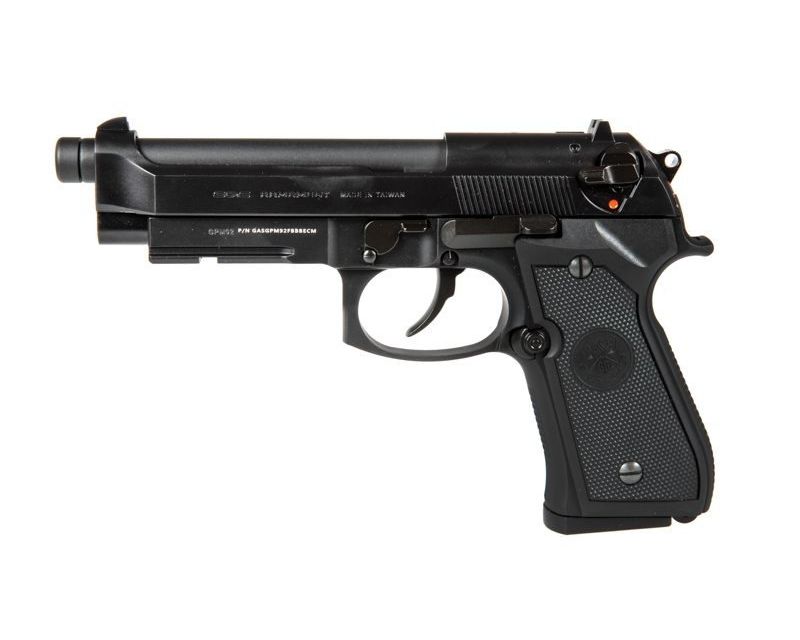 GPM92 GP2 Black 6 mm Green Gas Blowback Airsoft Pistol