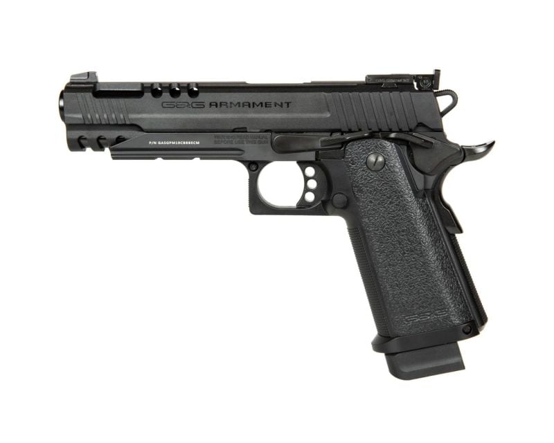 GBB G&G GPM1911CP pistol - Black Tip