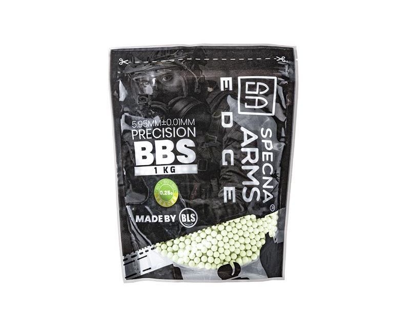 ASG Specna Arms EDGE Tracer 0.25g 1kg biodegradable BBs - green