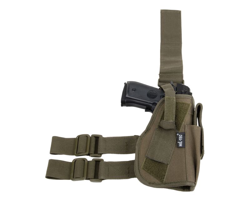 Mil-Tec M9 USP P99 SIG thigh holster - Olive