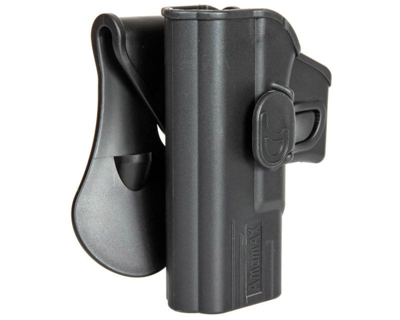 Amomax Left-handed holster for Glock 19/23/32 replicas