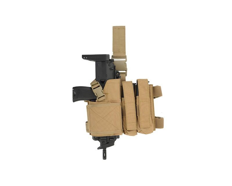 8Fields SMG thigh holster - coyote