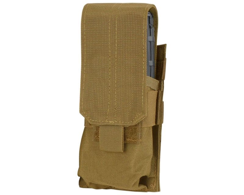 Condor Single M4 mag pouch for AR15 magazines - Coyote Brown