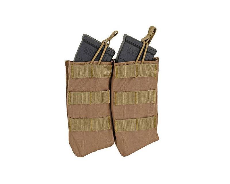 8Fields Double Open Magazine Pouch For AK Coyote