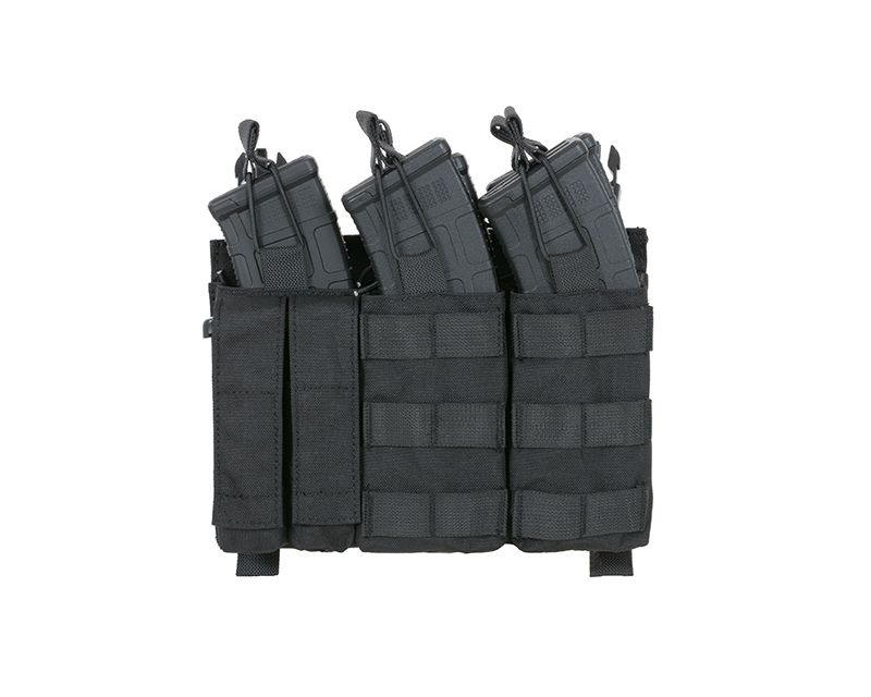 8Fields Buckle Up Triple Pouch for AK / 9mm Magazines - Black
