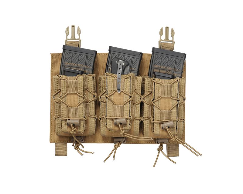 8Fields Buckle Up universal pouch for three magazines - coyote