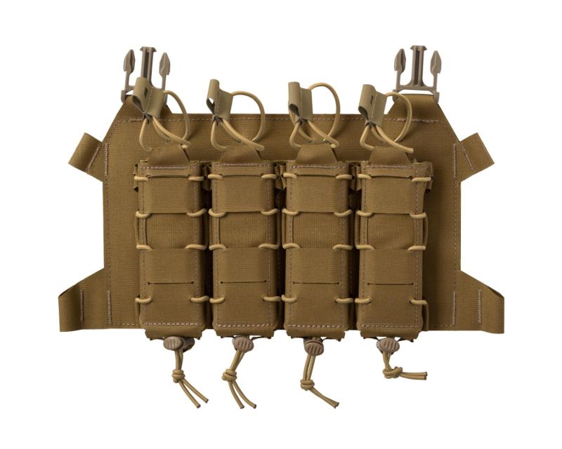 Direct Action Skeletonized Quad SMG Flap Carrier - Coyote Brown