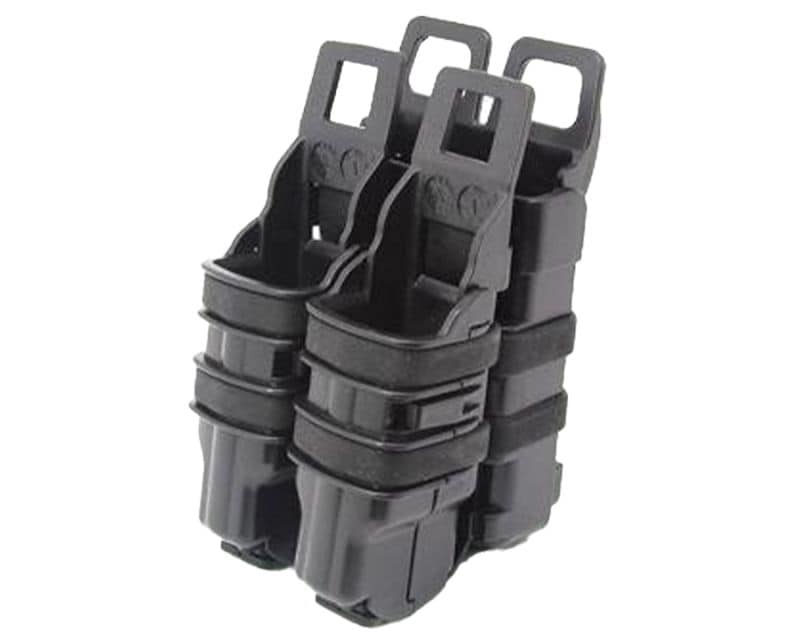 FMA Fast M16 Mag and Pistol Mag Pouch - black