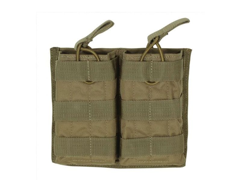 Voodoo Tactical M4 / M16 Double Open Top Mag Pouch - Coyote