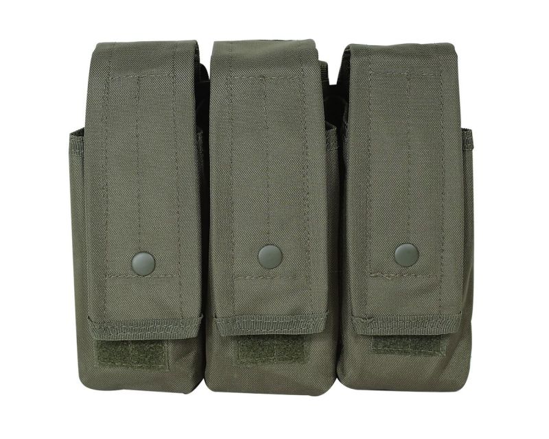 Voodoo Tactical M4 / AK47 Triple Mag Pouch - Olive Drab