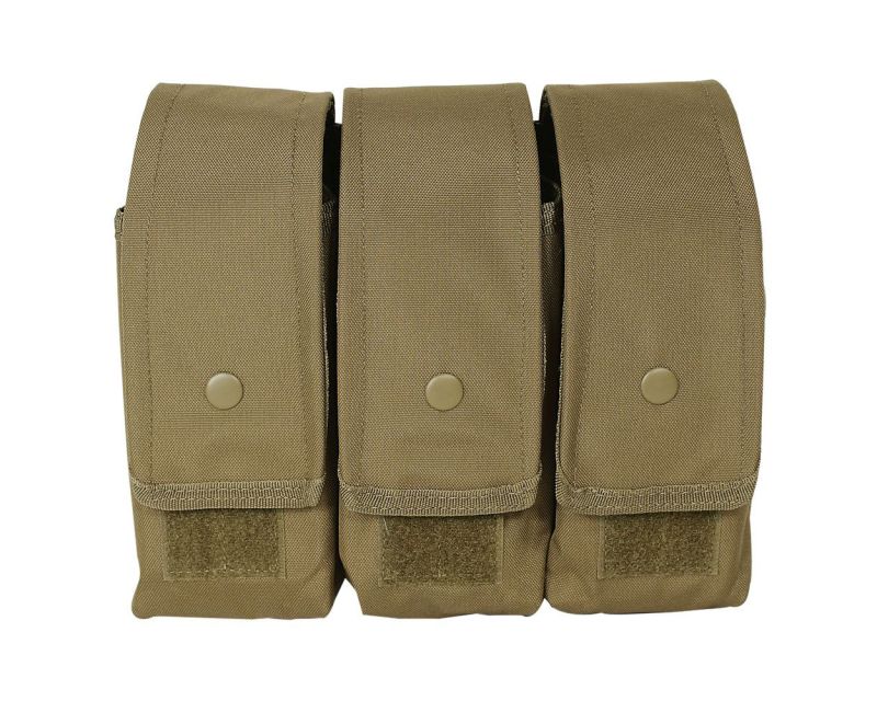 Voodoo Tactical M4 / AK47 Triple Mag Pouch - Coyote
