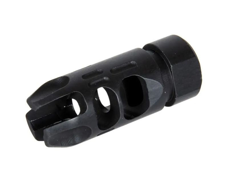 CNC VGSM Core Airsoft flame suppressor for AEG/HPA/GBLS replicas - Black