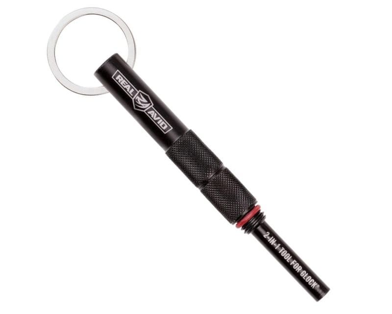 Real Avid 2-in-1 Tool Keychain with tools for Glock pistols