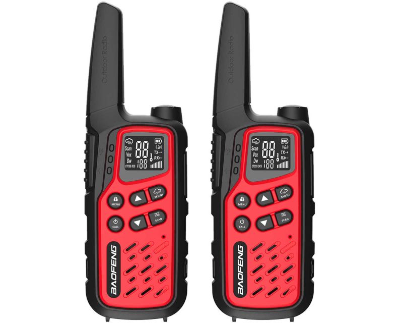 Baofeng BF-T25E PMR Radio-Telephone 2 pcs. - Red
