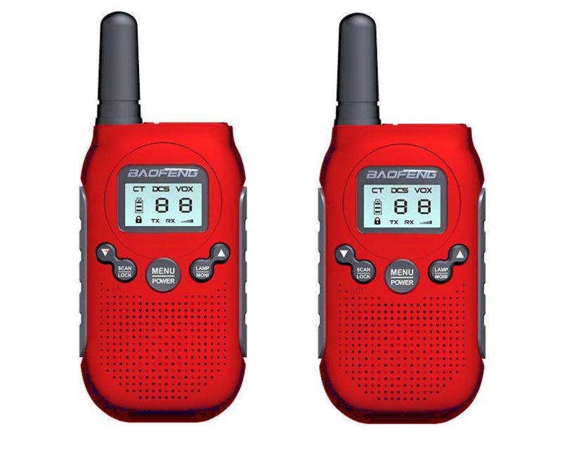Radiotelephone Baofeng BF-T6 PMR Panda 2 pcs. - Red