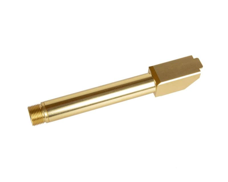 Nine Ball 2 Way Fixed Non-Recoiling outer barrel for Umarex Glock 17 replicas - gold