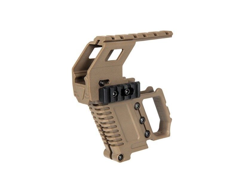 Ultimate Tactical Pistol Carbine Kit conversion for Glock 17/18/19 replicas - Tan