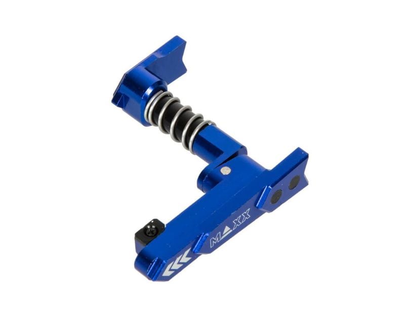 Maxx Model Products CNC Aluminum Advanced Magazine Release (Style A) - Blue