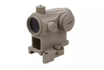 T1 red dot sight replica with QD mount and low mount - tan