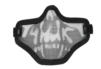 Stalker mask with skull - Black
