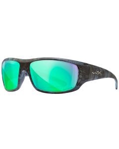 Wiley X Omega Tactical Glasses - Captivate Polarized Green Mirror/Kryptek Neptune