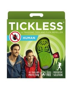 TickLess Human ultrasonic tick repeller - for people - Green