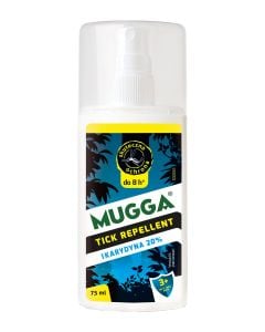 Mugga repellent spray for ticks and mosquitoes - 20% icardin