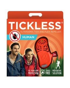 TickLess Human ultrasonic tick repeller - for people - Orange