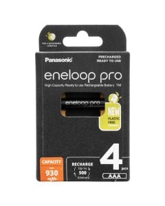 Panasonic Eneloop Pro AAA 930 mAh battery - 4 pcs.