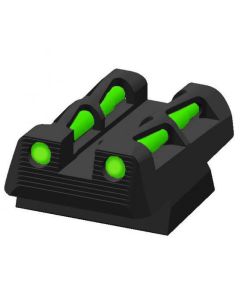 HIVIZ Fiber Optic Rear Sight for Glock Pistols cal. 9 mm and .357 Sig