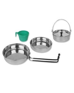 Camping kit Mil-Tec Stainless Steel - 5 elements