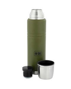M-Tac stainless steel thermos 1000 ml - Olive