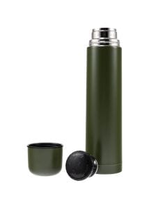 Mil-Tec Stainless Steel Vacuum Flask 1l - olive