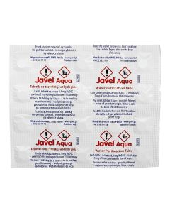 Javel Aqua Water Purification Tablets - 20 pcs.