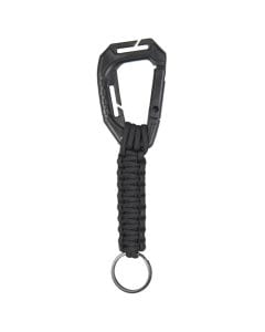 Mil-Tec Key ring with a MOLLE carabiner - Black