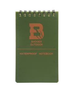 Badger Outdoor waterproof notebook
