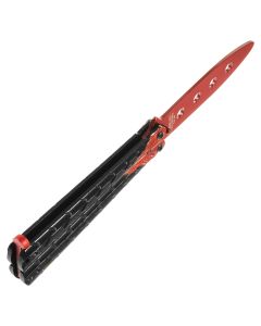 Master Cutlery Dragon Balisong Training Folding Knife - Red