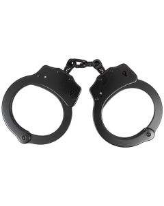 GS Double Lock chain handcuffs Black