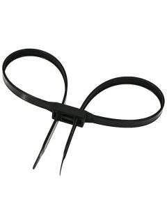 Mil-Tec plastic disposable handcuffs - black