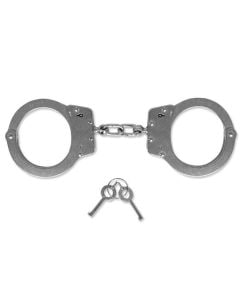 Mil-Tec steel handcuffs - Double Lock - silver
