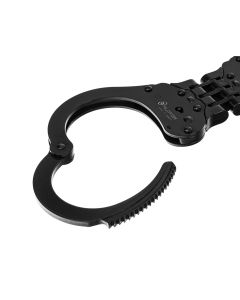 Alcyon Hinge steel handcuffs Double lock black