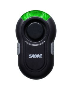 Sabre Red Clip-On LED Personal Alarm - Black