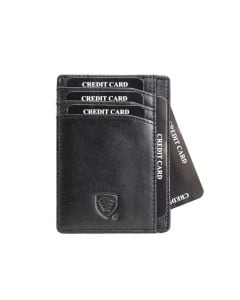 Koruma RFID Stop Protection Leather Pouch for Credit Card