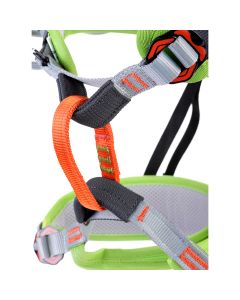 Climbing Technology Ascent climbing harness - Grey/Green L-XL