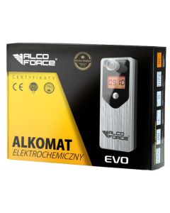 AlcoForce Evo Silver breathalyzer